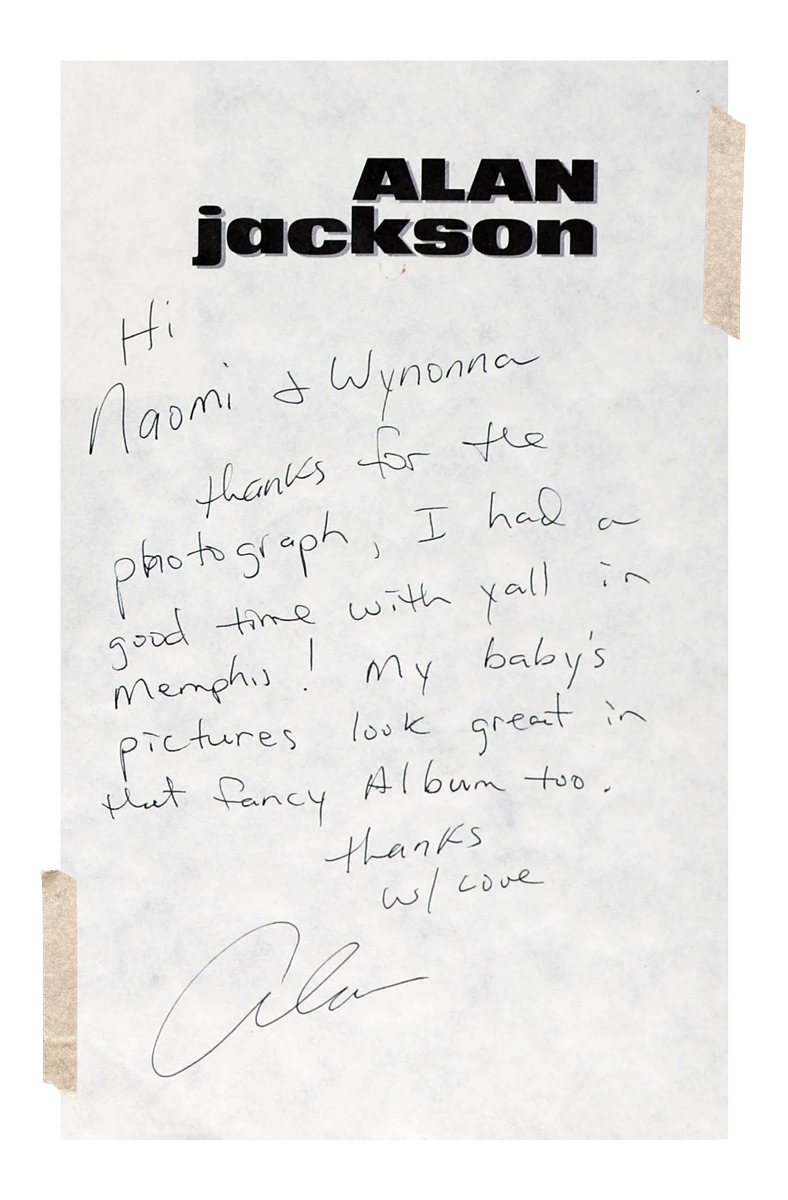 Alan Jackson Letter