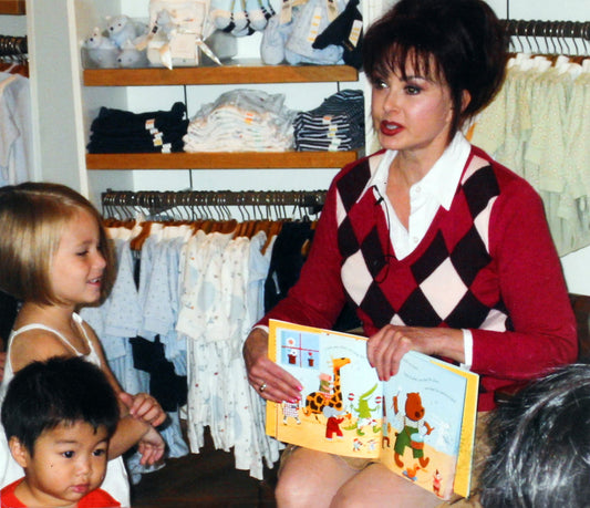 Reading at Gap Kids