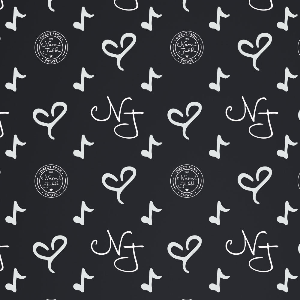 Black Logos Tea Towel