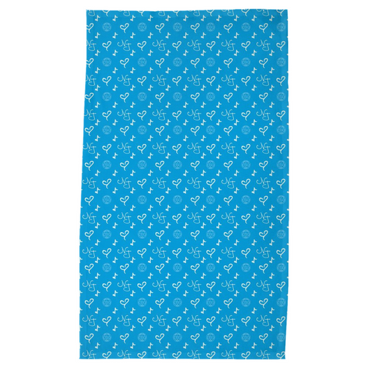 Blue Logos Tea Towel